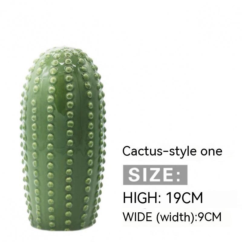 Ceramic Cactus Decoration