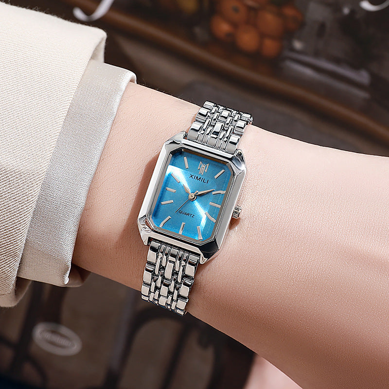 Square Steel Strap Women's Watch