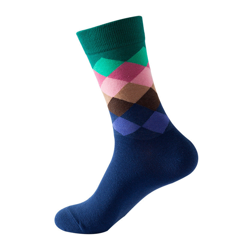 Mid Calf Fashion Trendy Socks