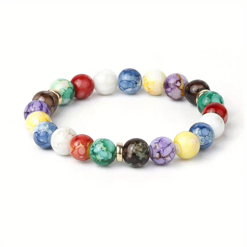 7 Chakra Beads Bracelet.