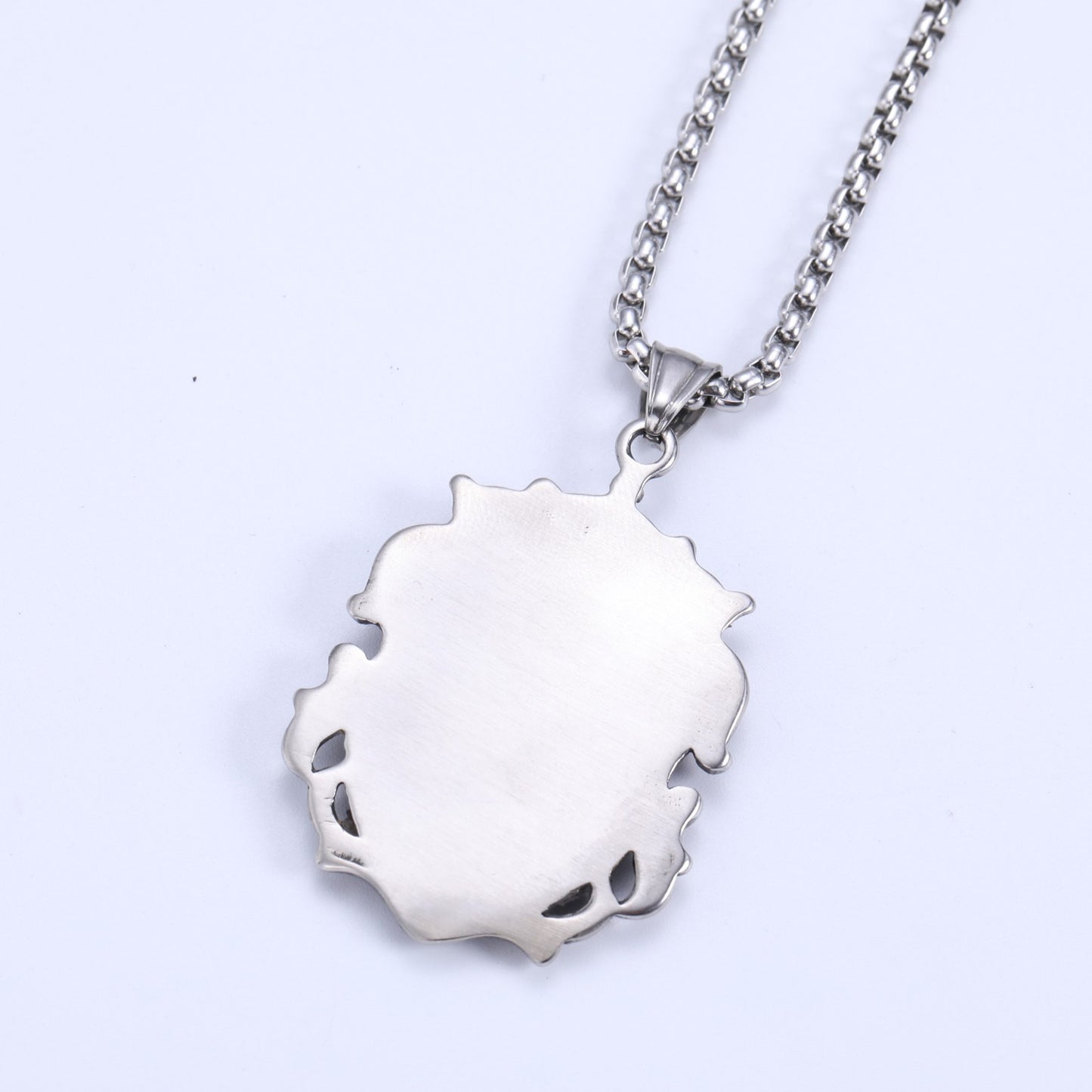 Stainless Steel Crown Darts Pendant Necklace