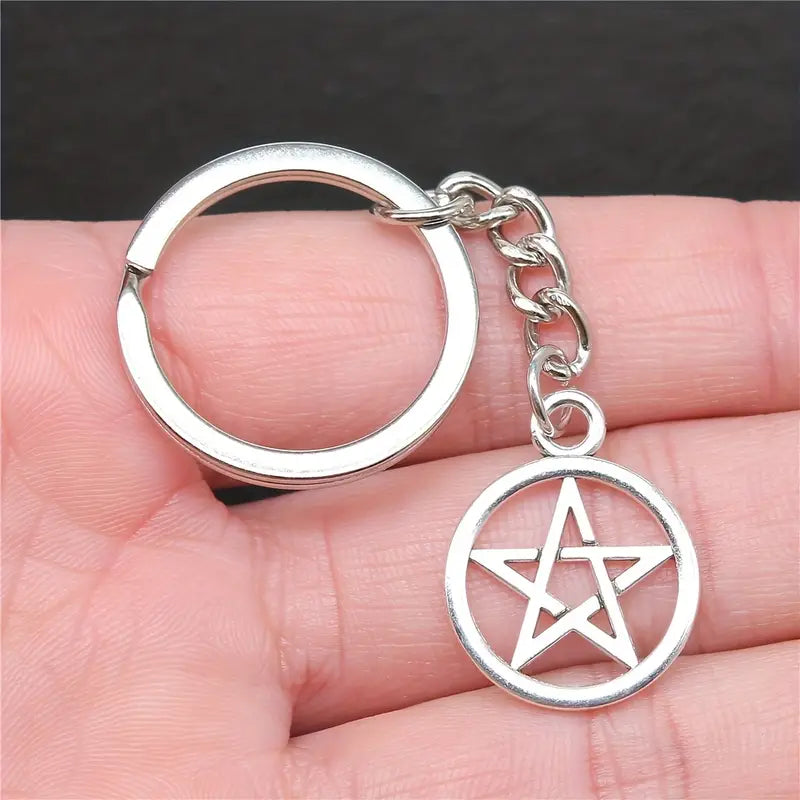 Pentagram Keychain.