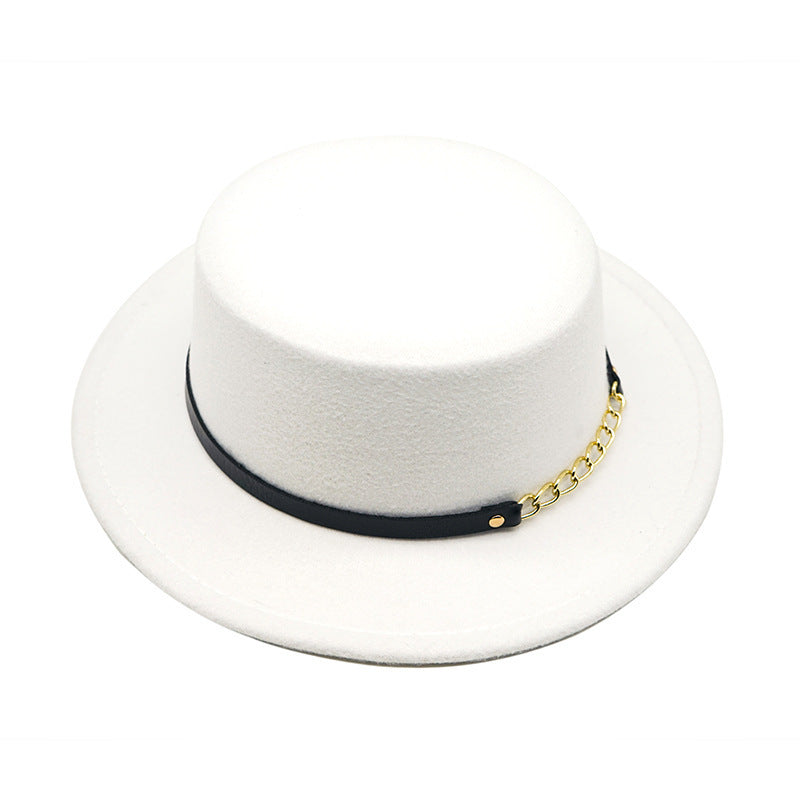 British Style Flat Top Hat