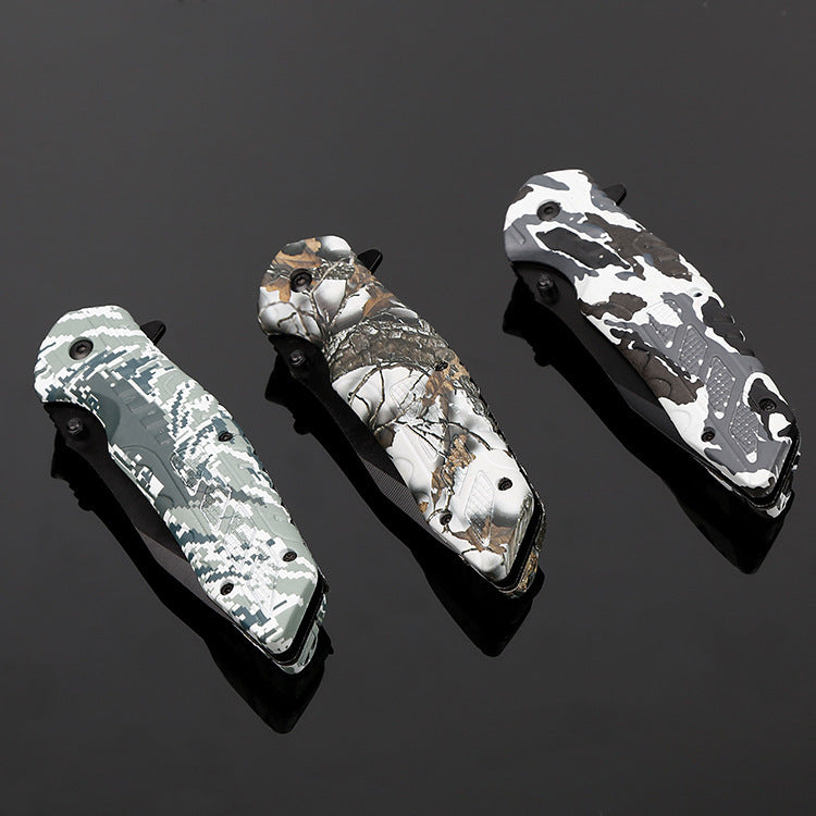 Camo Flint High Hardness Folding Knife