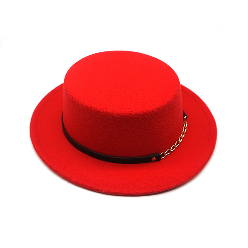 British Style Flat Top Hat