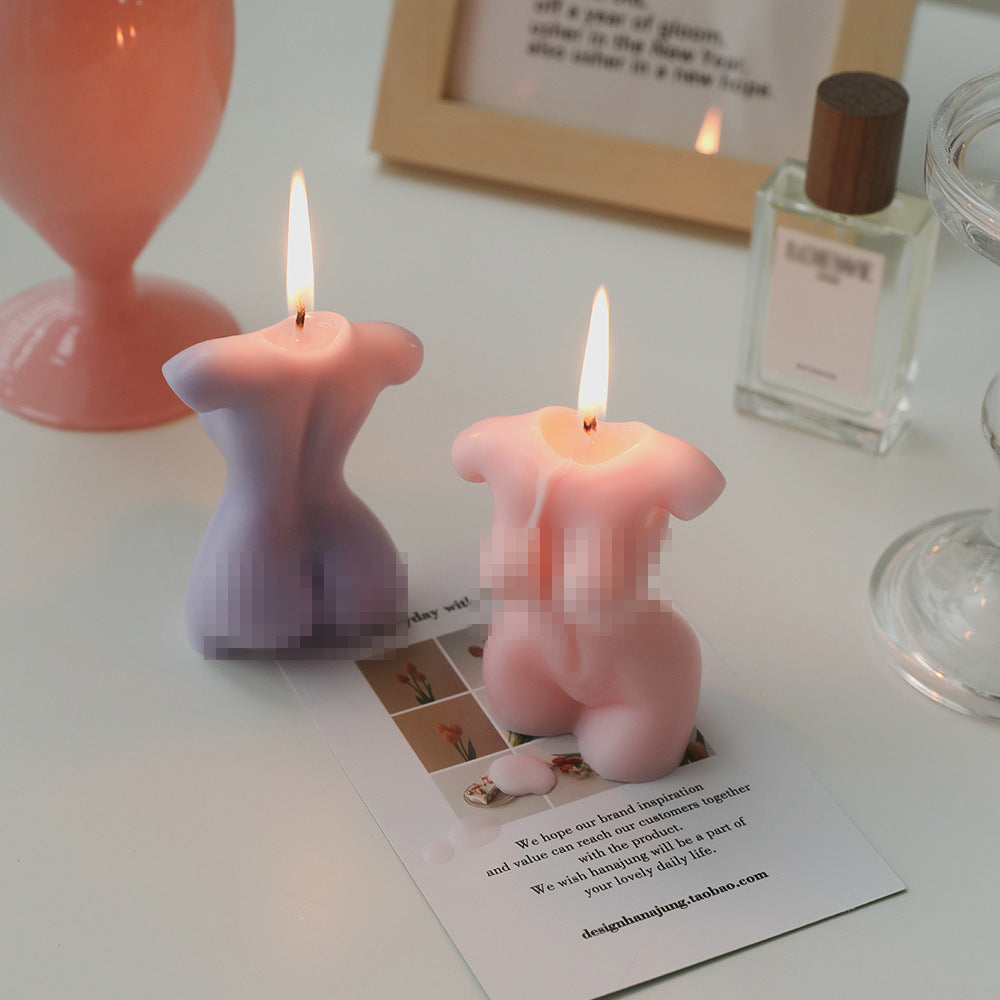 Girl Body Candle