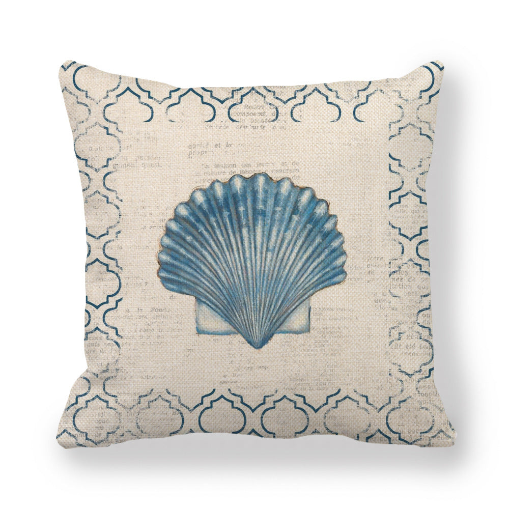 Sea Life Linen Pillowcase