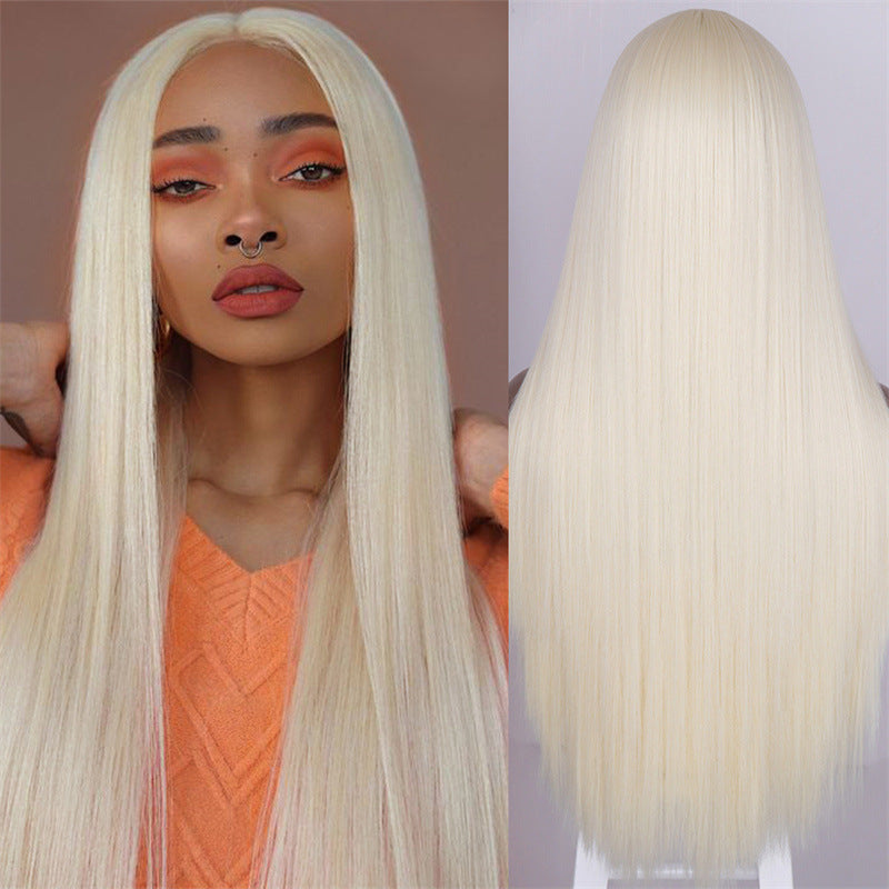 Long Straight Natural Lifelike Wig