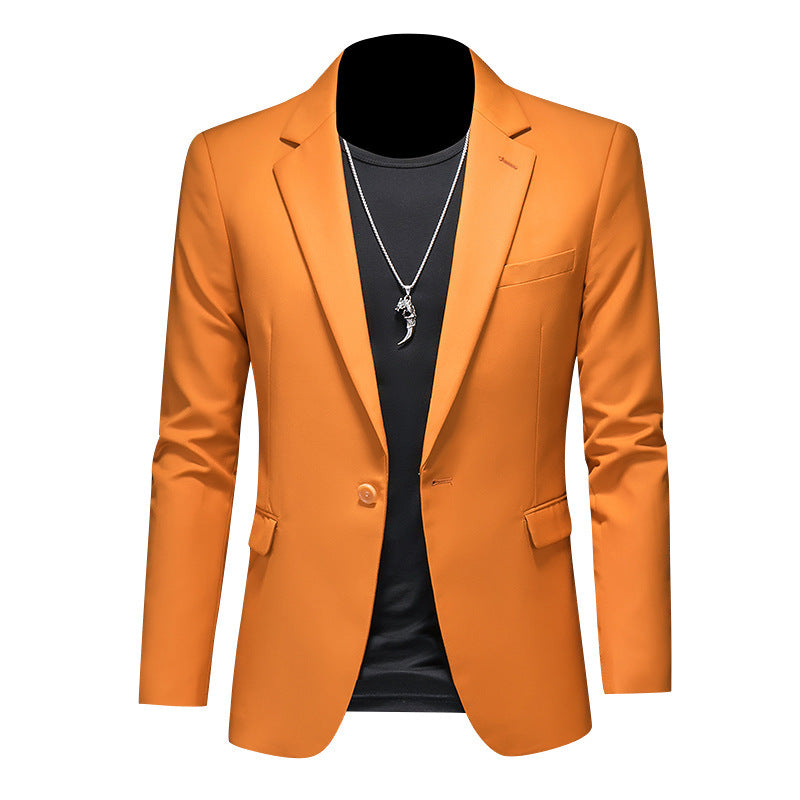 Casual Plus Size Slim-fit Suit Jacket