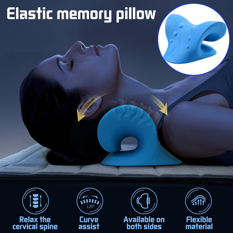 Traction Neck Stretcher Shoulder Massage Pillow