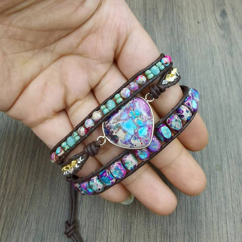 Emperor Stone Beaded Bracelet