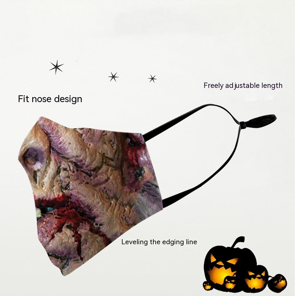 Halloween Double Layer Dust Mask