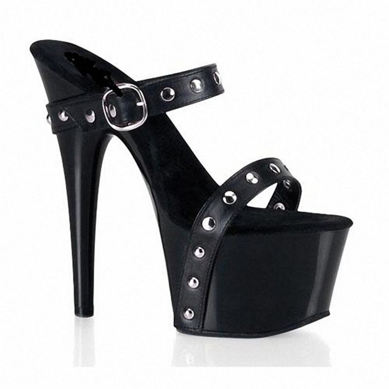 Ladies Belt High Heel Sandals