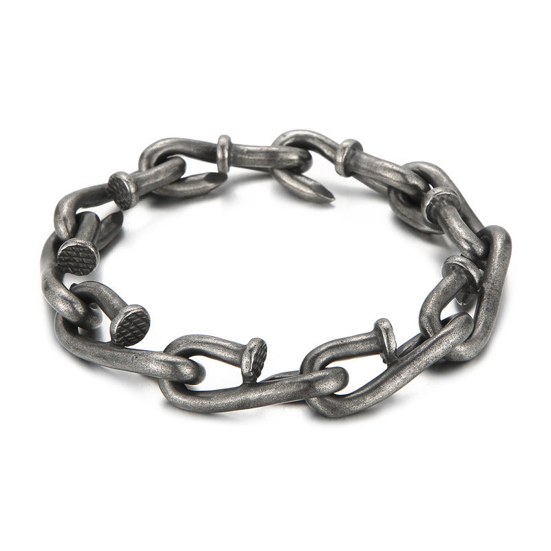 Nails Titanium Steel Bracelet