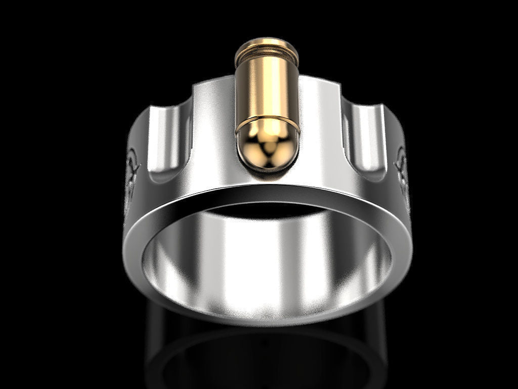 Gold Bullet Ring