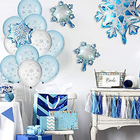 Snowflake Latex Balloon Set