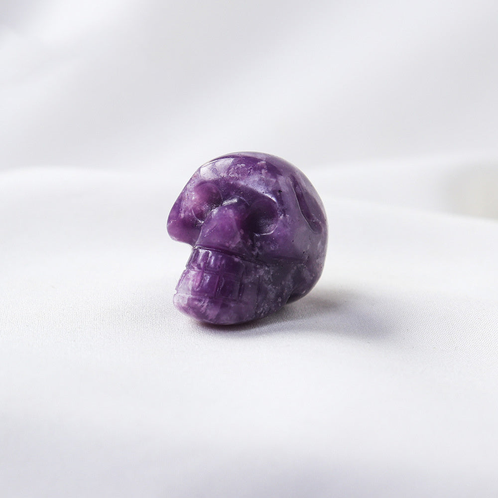 Natural Crystal Skull Carved Semi-precious Stones