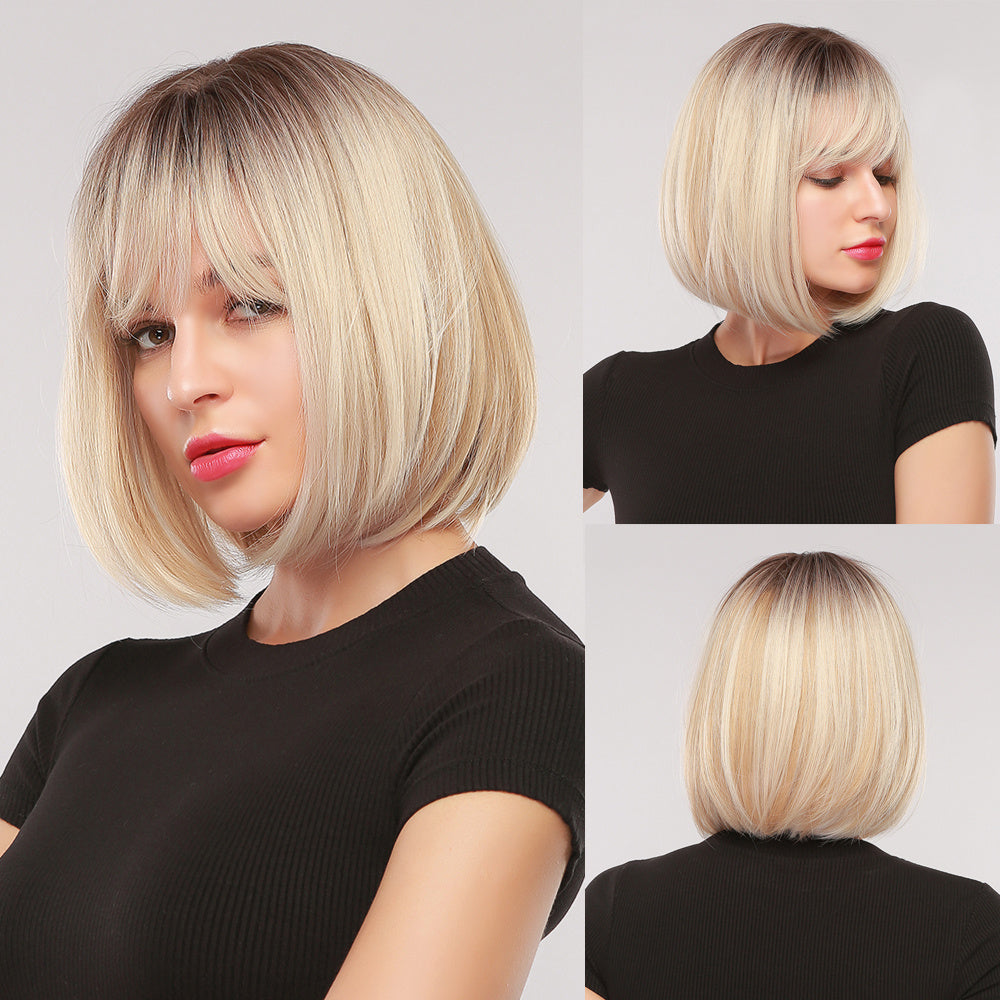 High Temperature Silk Bob Wig