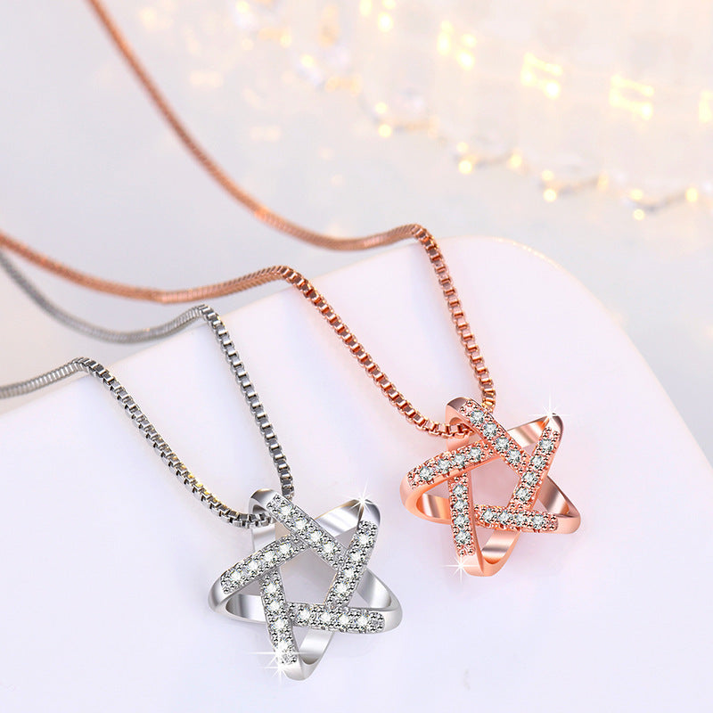 Star Rhinestone Necklace