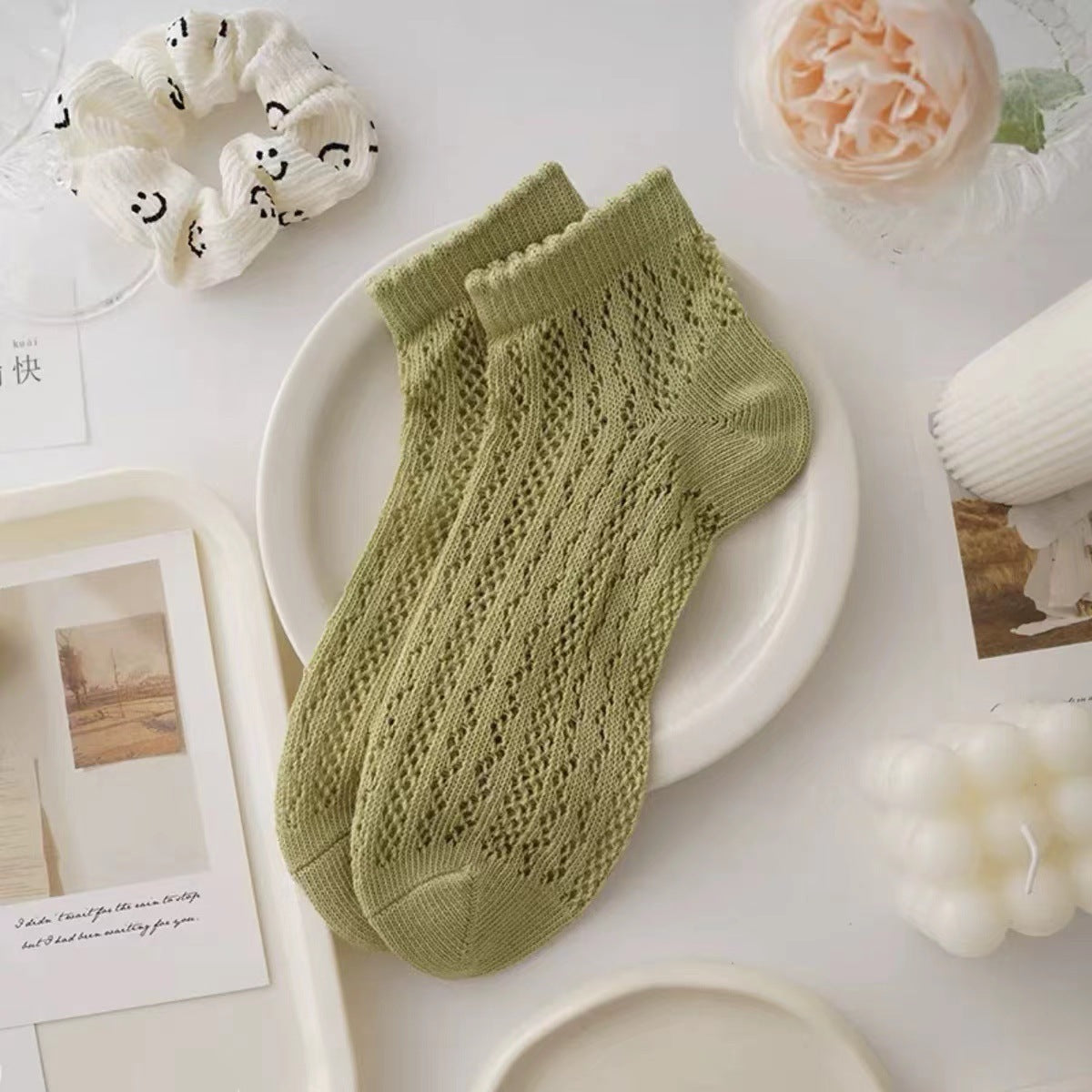 Hollow Mesh Breathable Socks