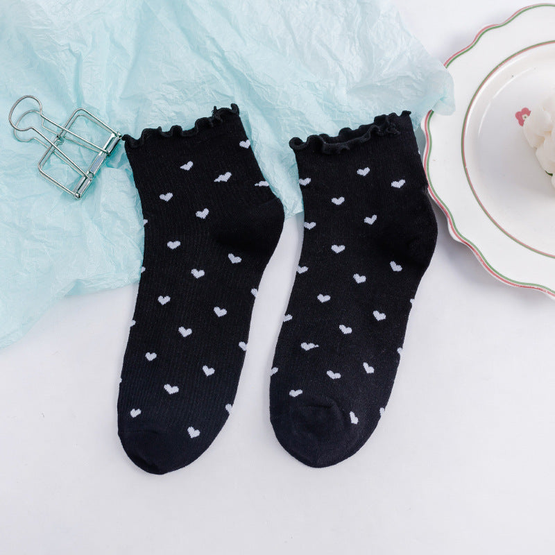 Fashionable Stringy Selvedge Cotton Tube Socks