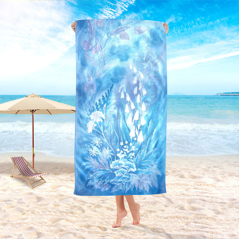 Double Sided Fleece Quick Dry Microfiber Beach Towel