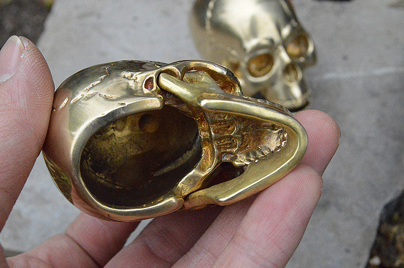 Decorative Brass Skull