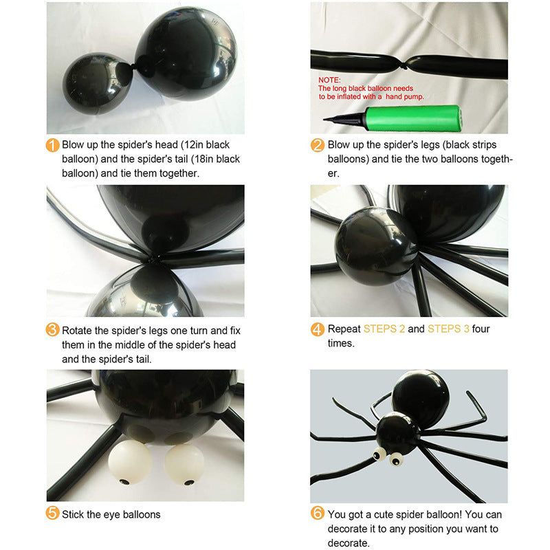 Latex Halloween Balloon Chain