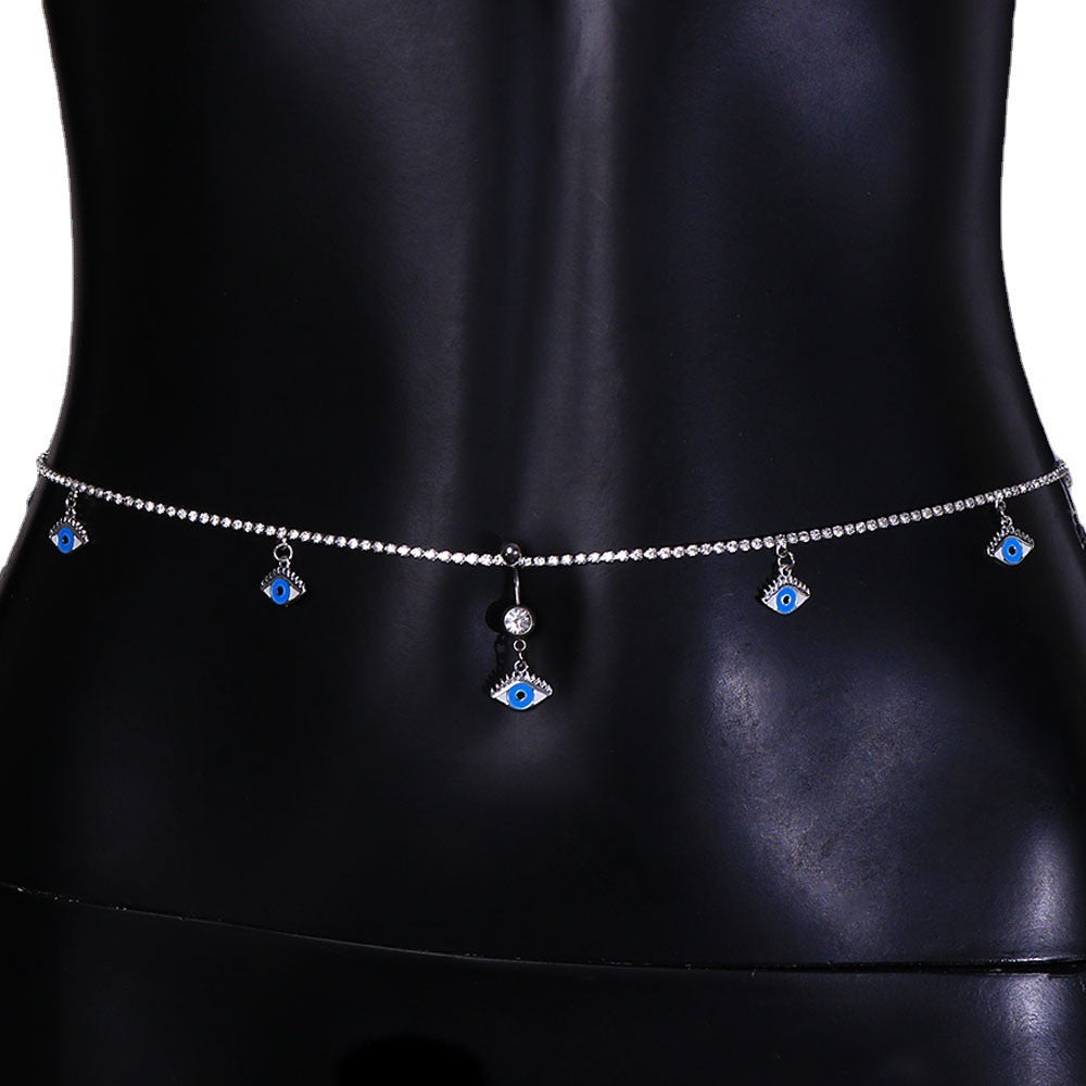 Devil's Eye Navel Chain