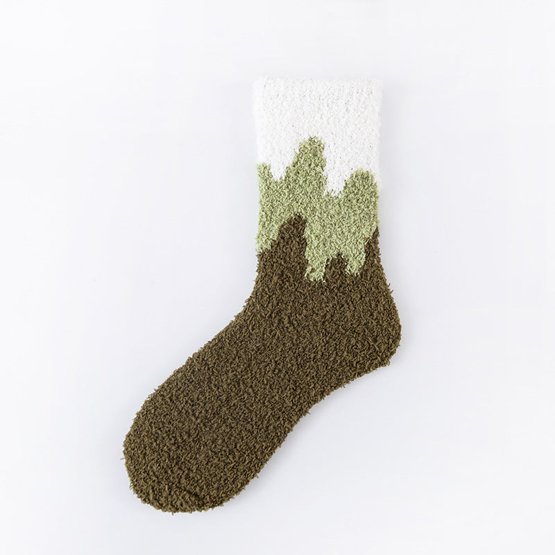 Fashionable Warm Mid-calf Socks