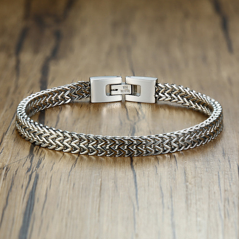 Stainless Steel Keel Chain Bracelet