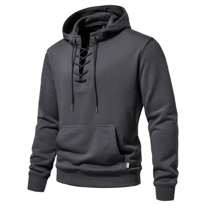 Men's Loose Fashion Lace Hoodie