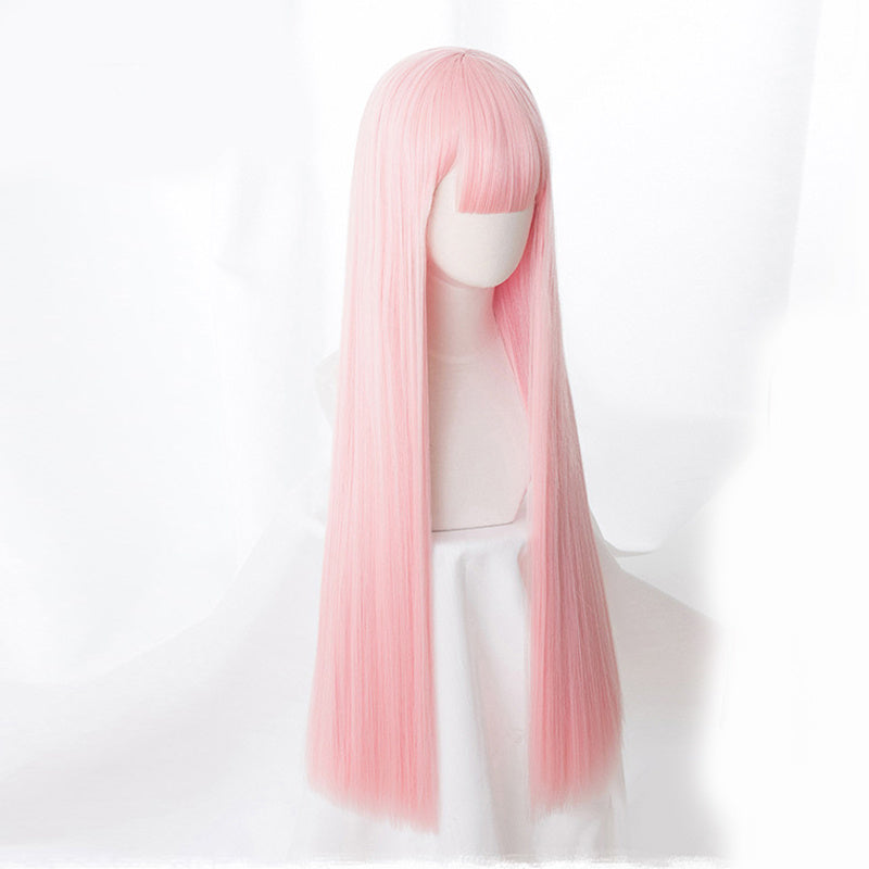 Solid Color Simple Cosplay Wig