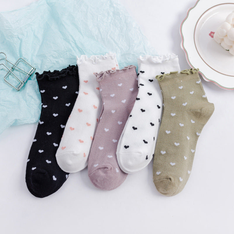 Fashionable Stringy Selvedge Cotton Tube Socks