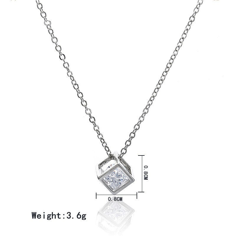 Gem Cube Necklace