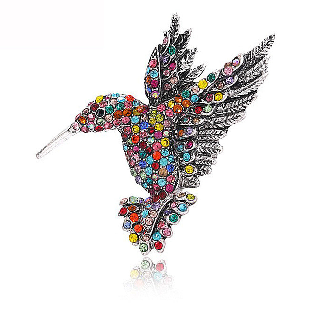 Hummingbird Brooch