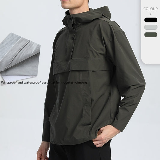 Quick-drying Waterproof Windbreaker Pullover