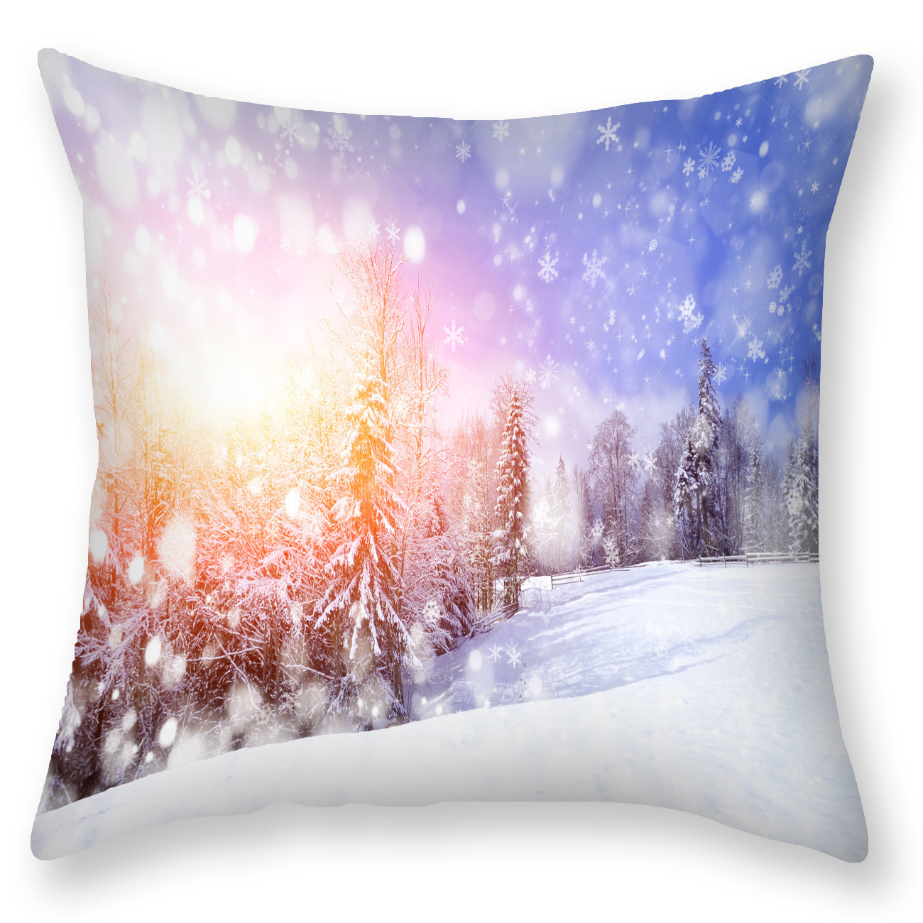 Scandinavian Landscape Printed Pillowcase