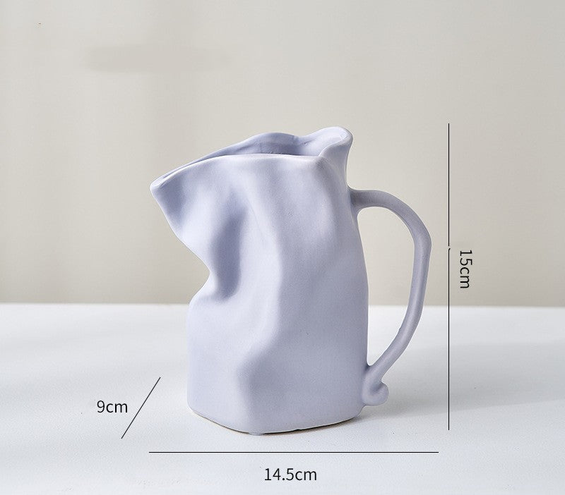 Ceramic Fold Kettle Cup Vase