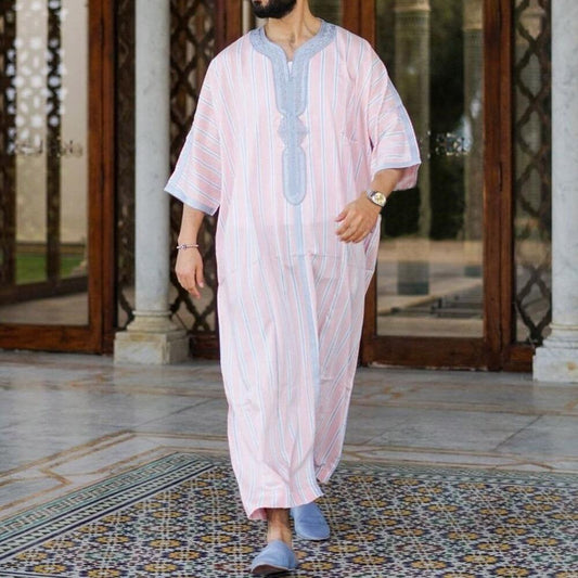 Short Sleeve Arab Style Robe