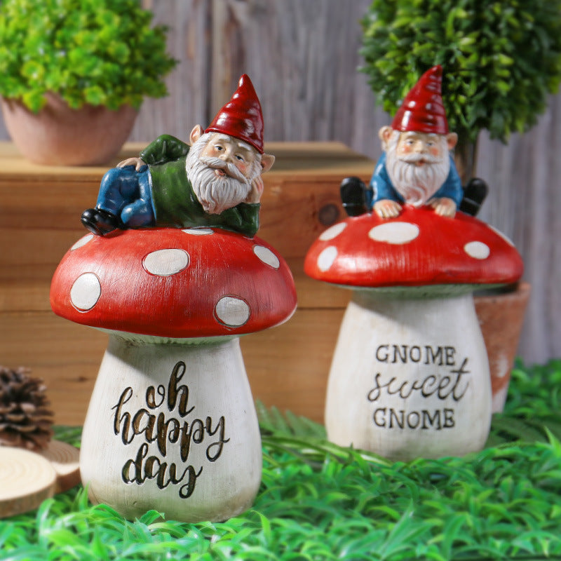 Garden Elf Sculpture Landscape Decorations