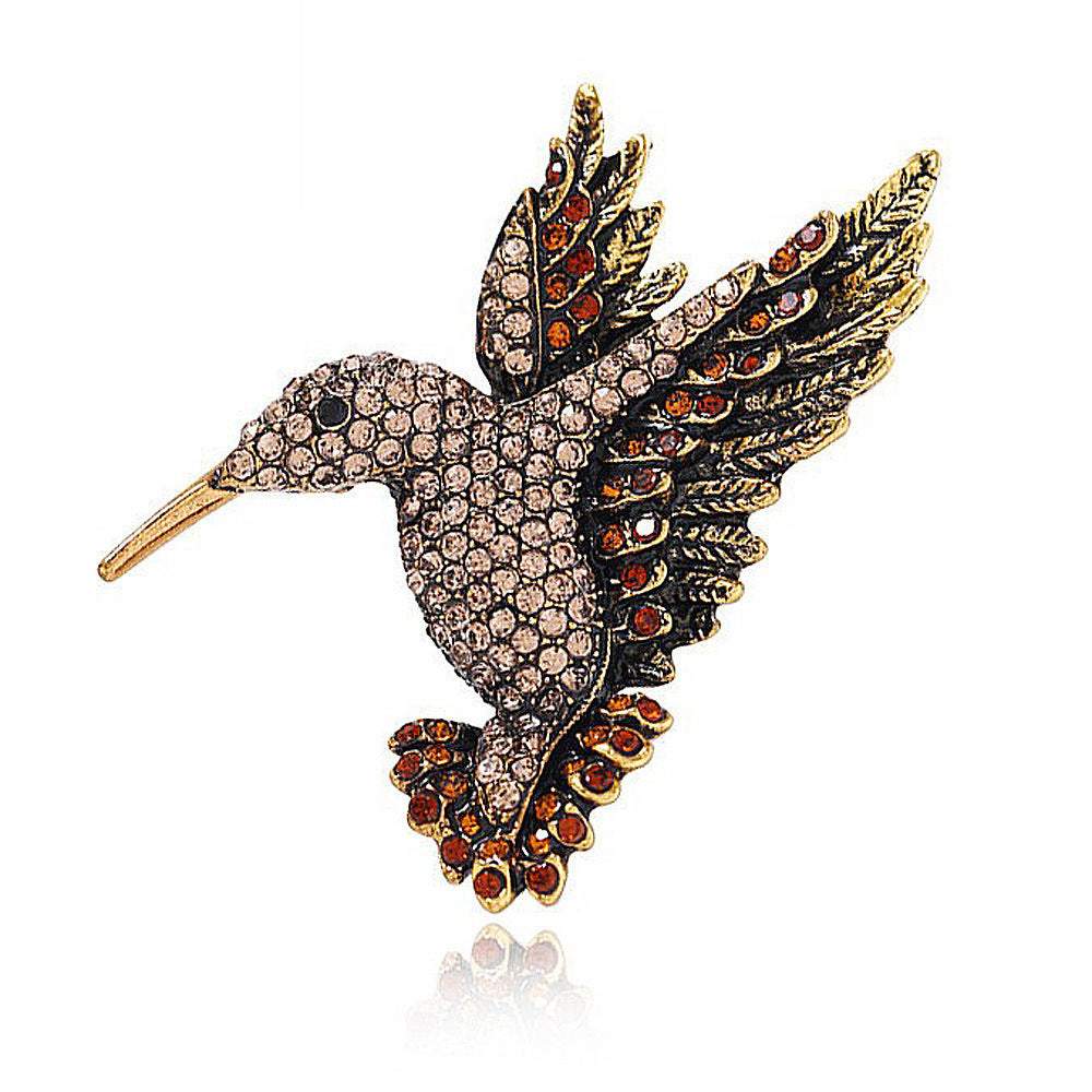 Hummingbird Brooch