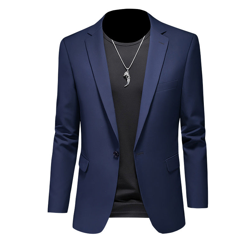 Casual Plus Size Slim-fit Suit Jacket