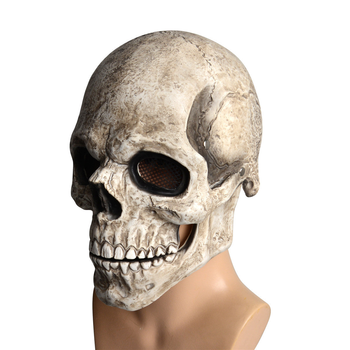 Full Head Skull Headgear With Movable Mouth