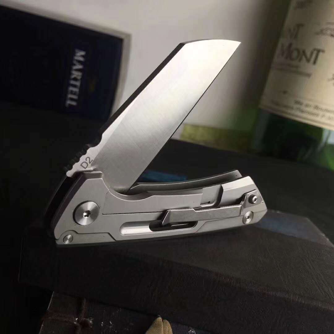 Steel Handle Pocket Folding Knife