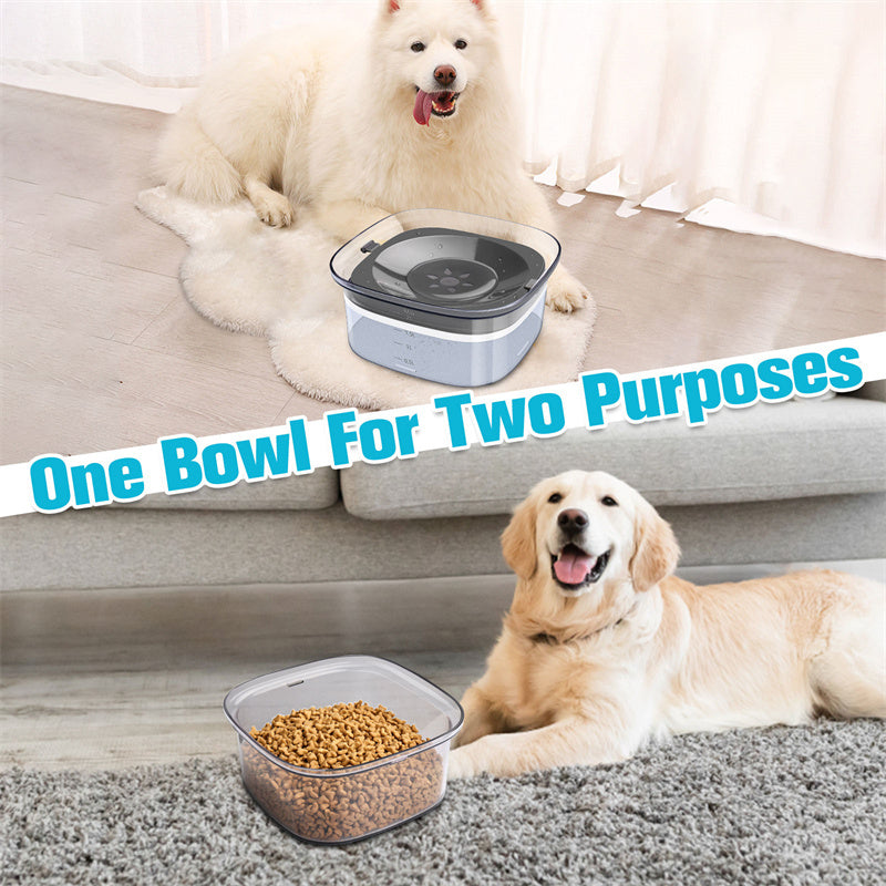 70oz Large Capacity Spill Proof Dog Bowl