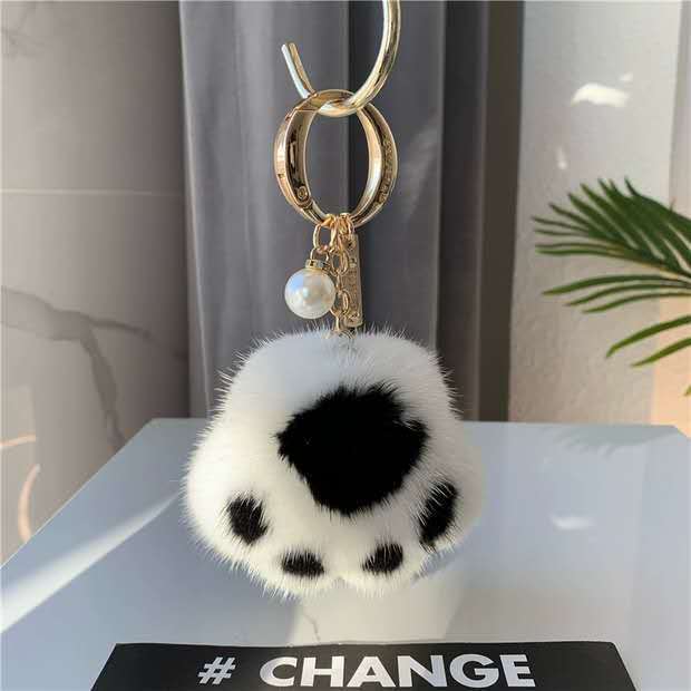 Cat's Claw Fur Keychain