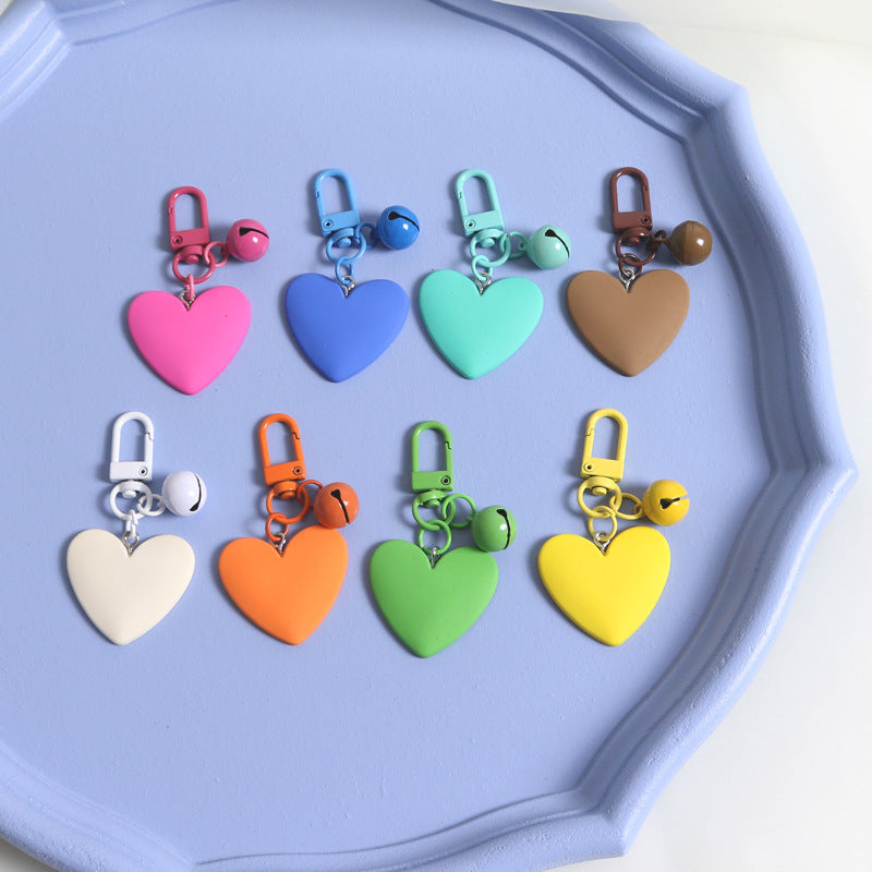 Heart Bell Keychain