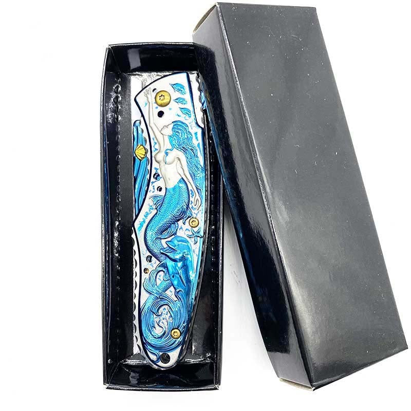 Mermaid Folding Knife