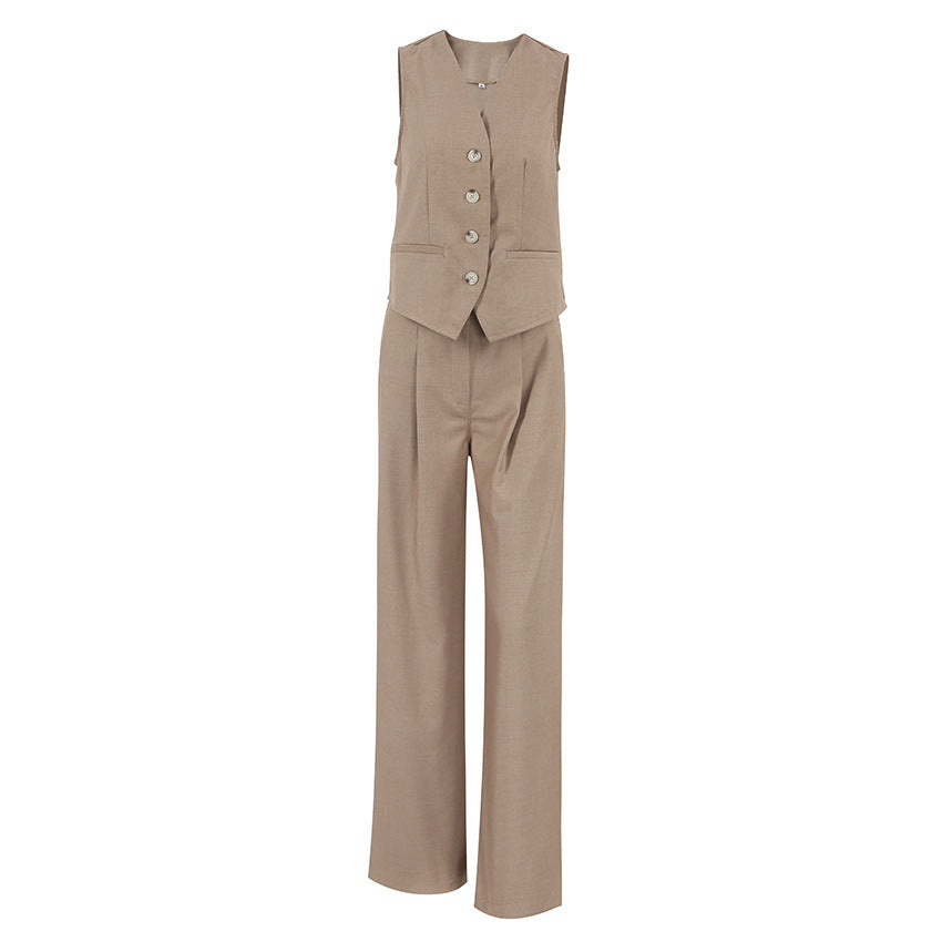 Summer Vest /Pants Suit